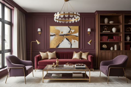Wine-Coloured Walls: 6 Chic Paint Ideas to Transform Your Home