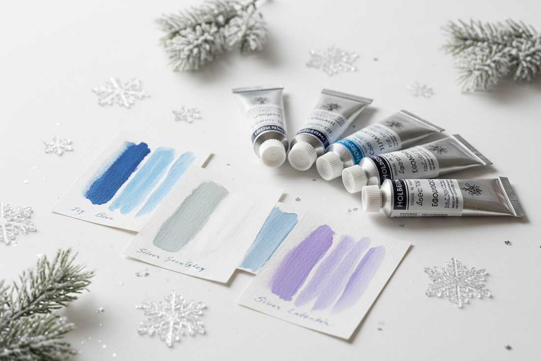 Winter in a Tube: Holbein Artists’ Gouache Palette Review for Cold-Season Creatives