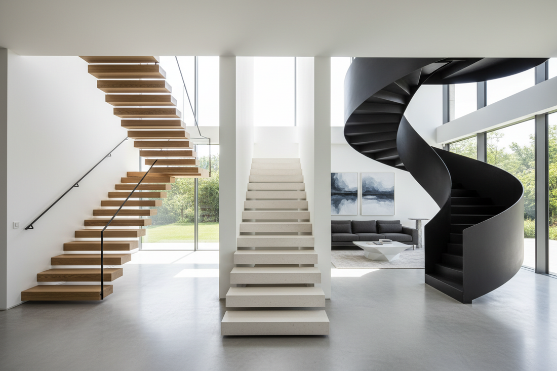 Wooden, Floating, Spiral: Contemporary Staircase Trends You’ll Want to Try