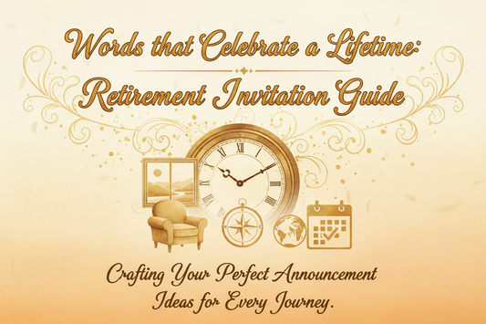 Words that Celebrate a Lifetime: Retirement Invitation Guide