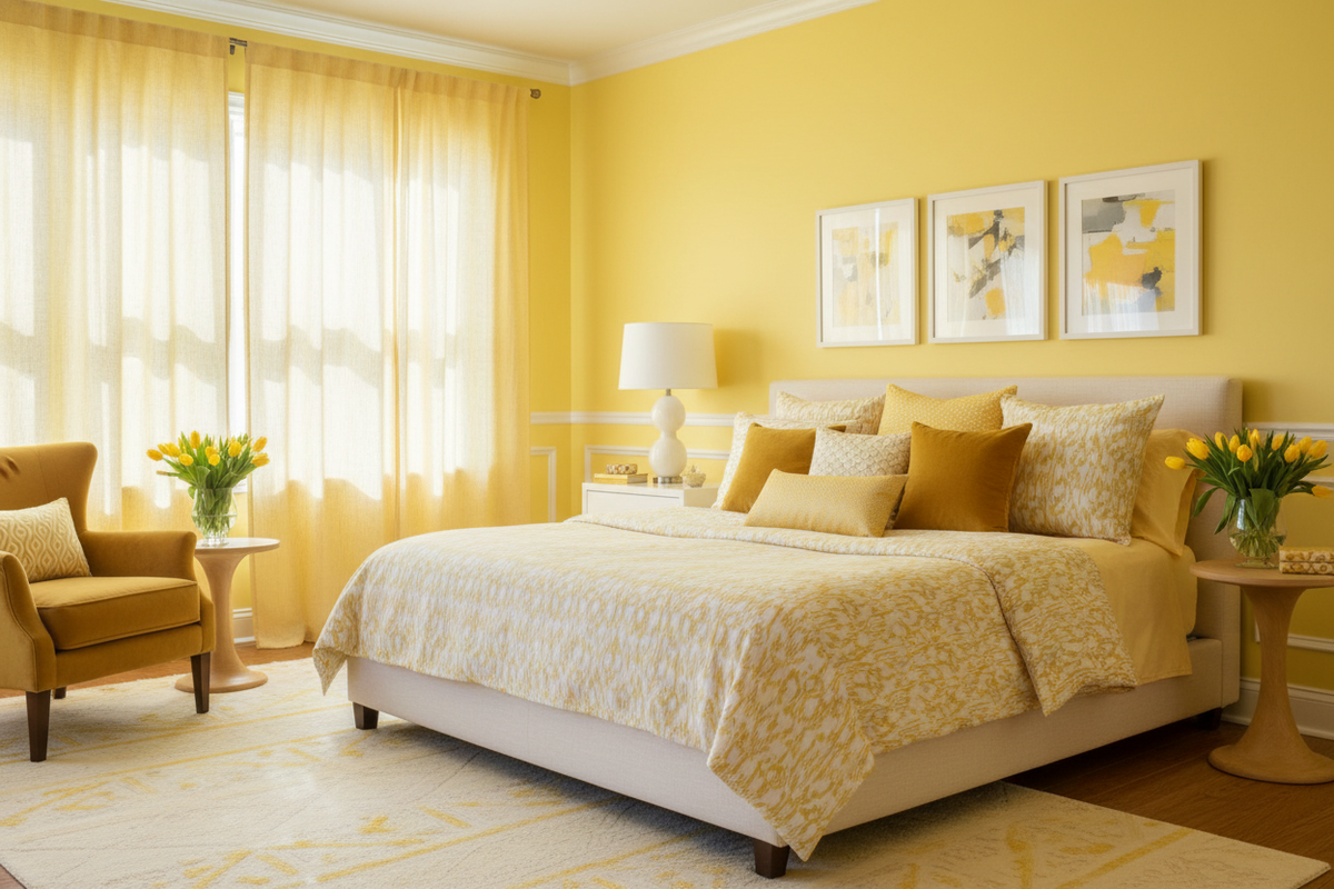 Yellow Bedroom Designs: Transform Your Room with Sunshine Hues