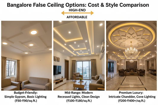 Your Guide to False Ceiling Costs in Bangalore: From Budget to Premium Options
