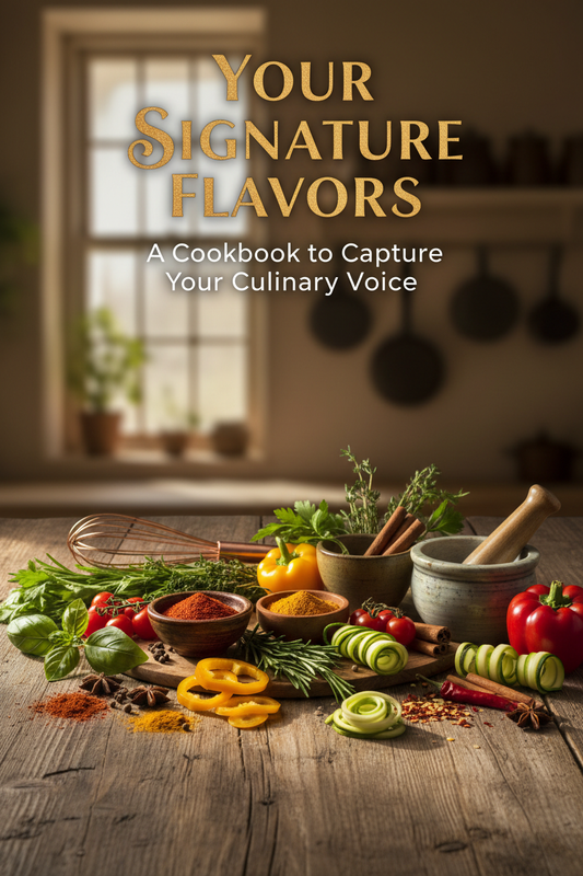 Your Signature Flavors: A Cookbook to Capture Your Culinary Voice