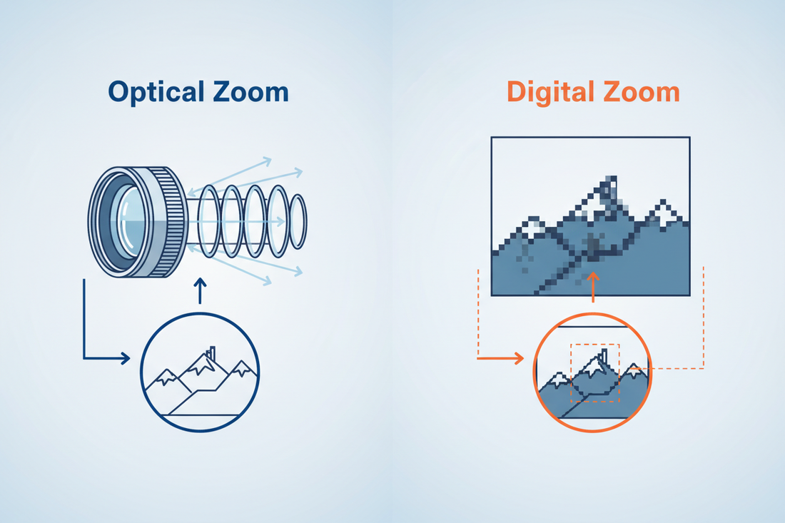 Zooming In: Understanding Digital vs Optical Zoom