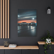 Buick Regal GNX vs G Body Grand Prix Sunset Drag Run Wall Art & Canvas Prints
