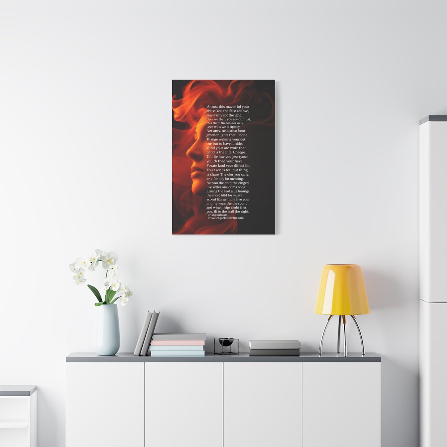 Harmony Script Canvas wall art & canvas print