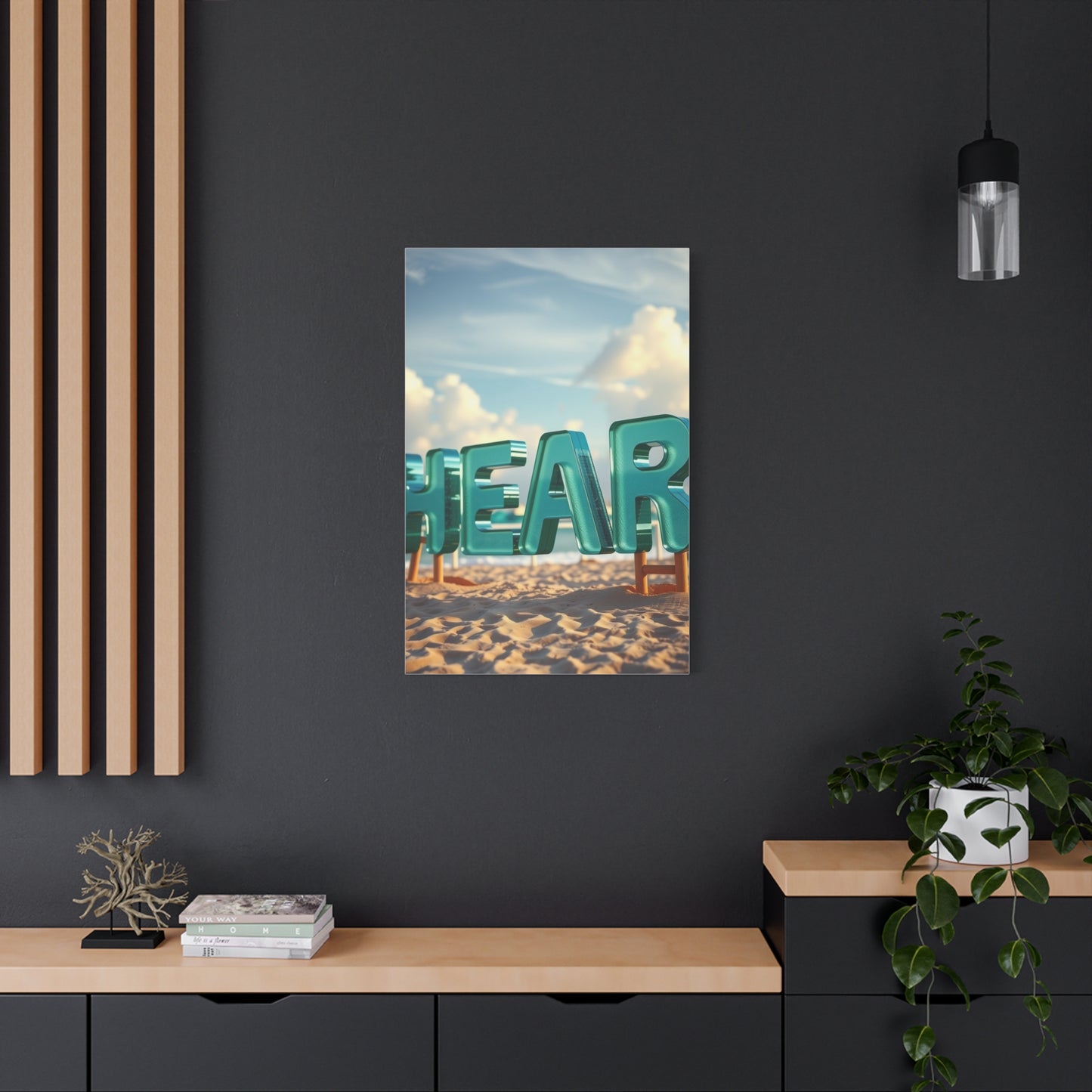 Sublime Beachfront Tableau Wall Art & Canvas Print