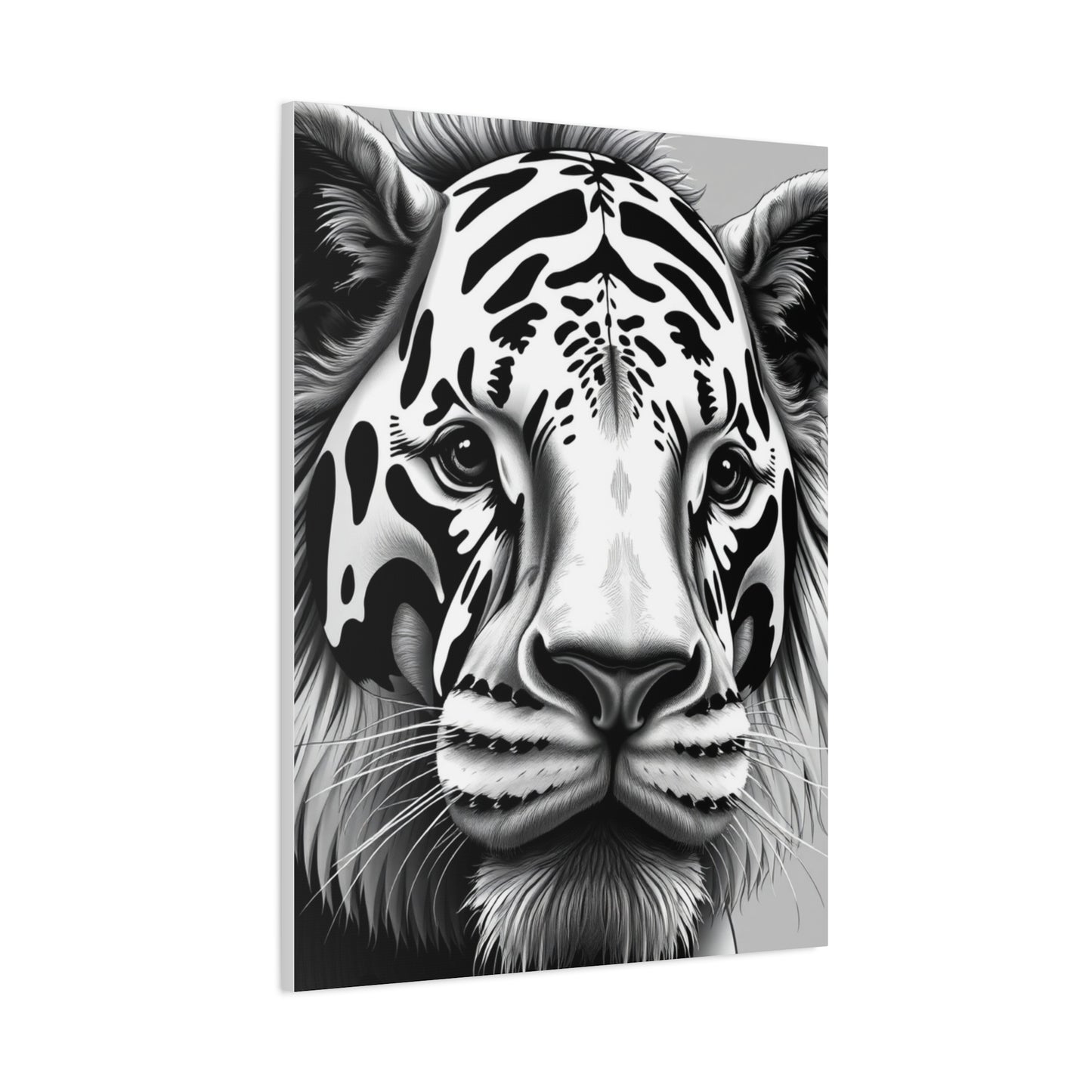 Black and White Illustrations Art Supreme Canvas Wall Art & Canvas Print