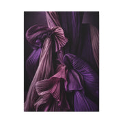 Pleated Silk Sculptural Textile Wall Art & Canvas Print