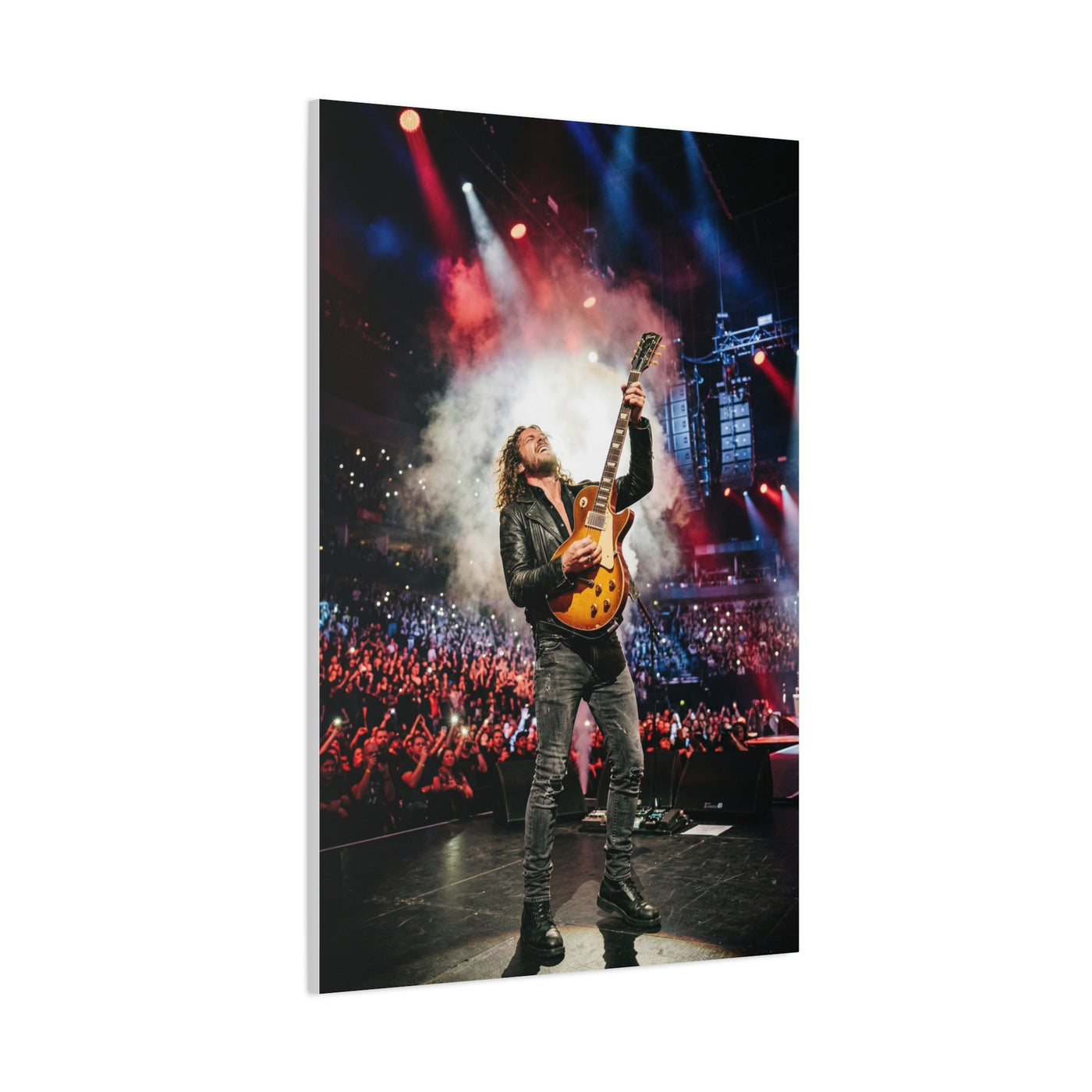 Live Concert Guitar Performance Wall Art & Canvas Print