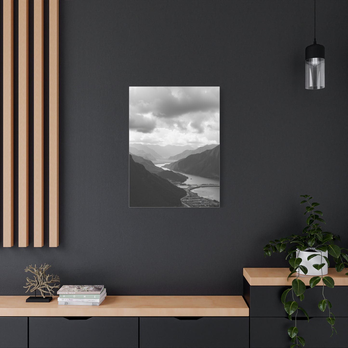 Black & White Scenic Landscapes Art Supreme Canvas Wall Art & Canvas Print
