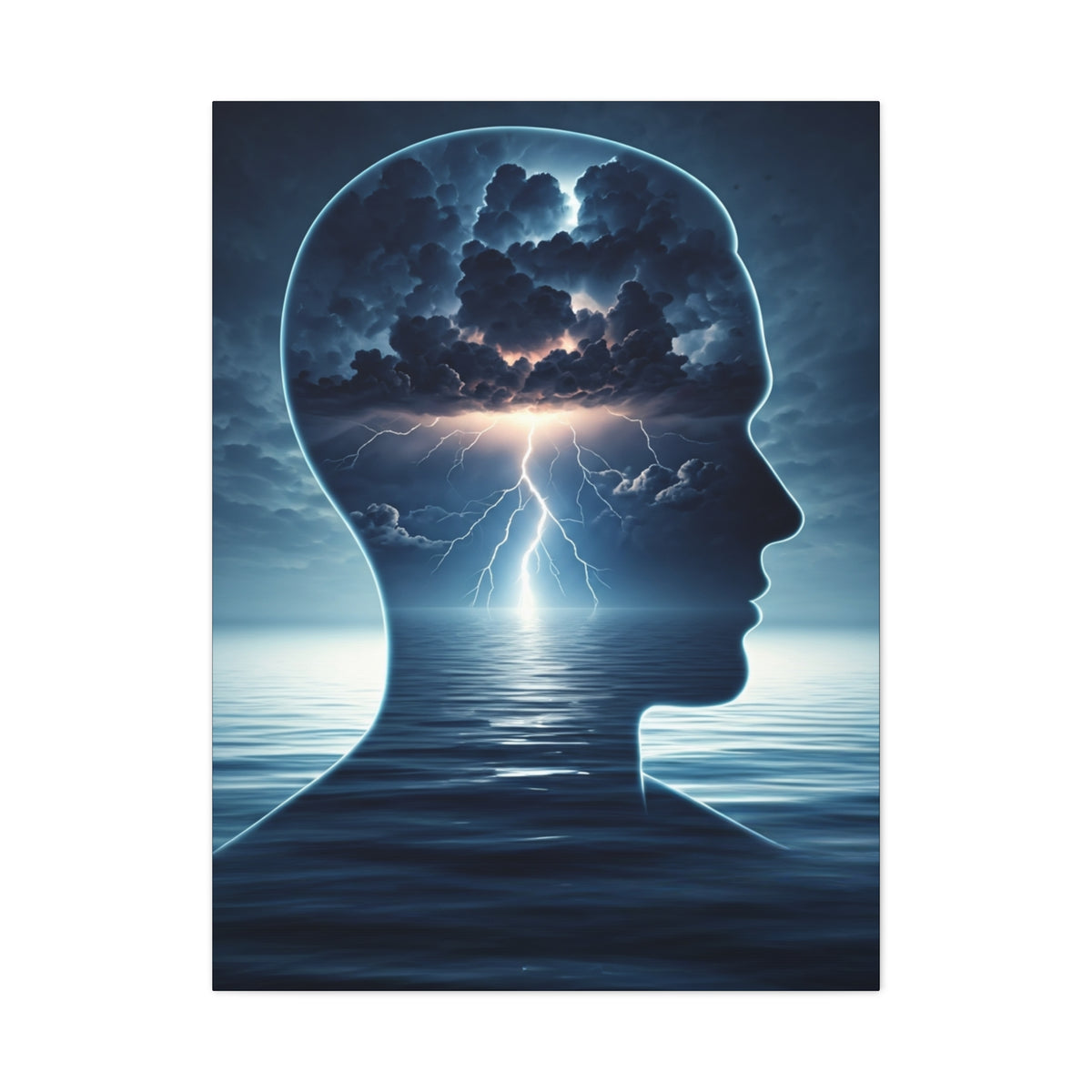 Mind Storm Reflection Wall Art & Canvas Prints