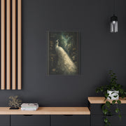 Digital White Peacock Forest Display Wall Art & Canvas Print