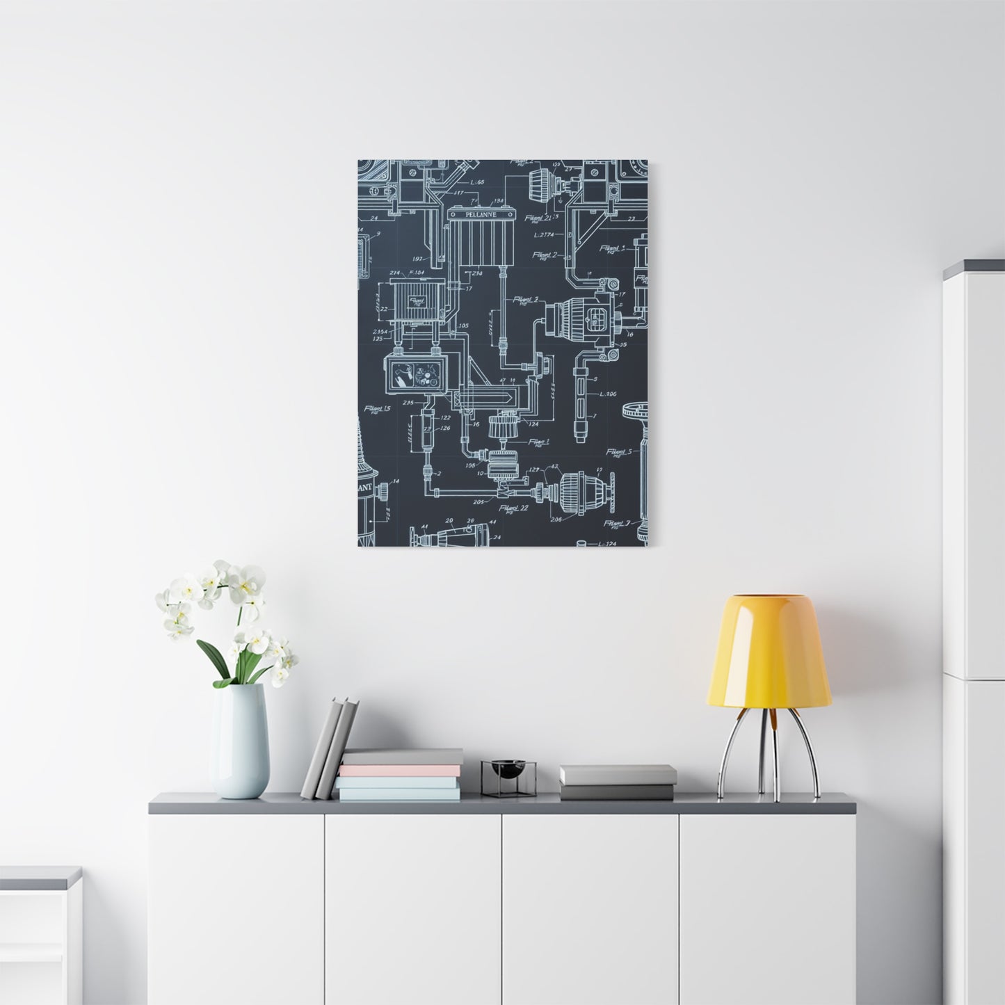 Vision Blueprint & Patent Sketches Art Art Wall Art & Canvas Print