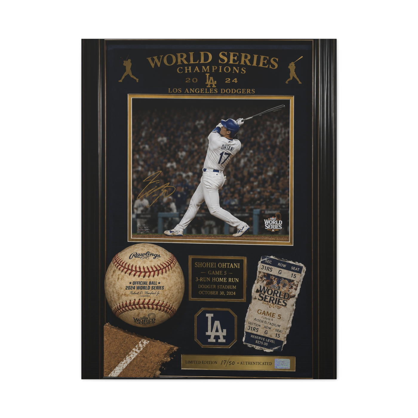 Shohei Ohtani World Series Memorabilia Sports Wall Art & Canvas Print