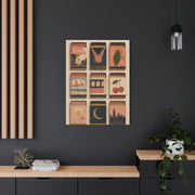 Retro Matchbox Romance Display Wall Art & Canvas Print
