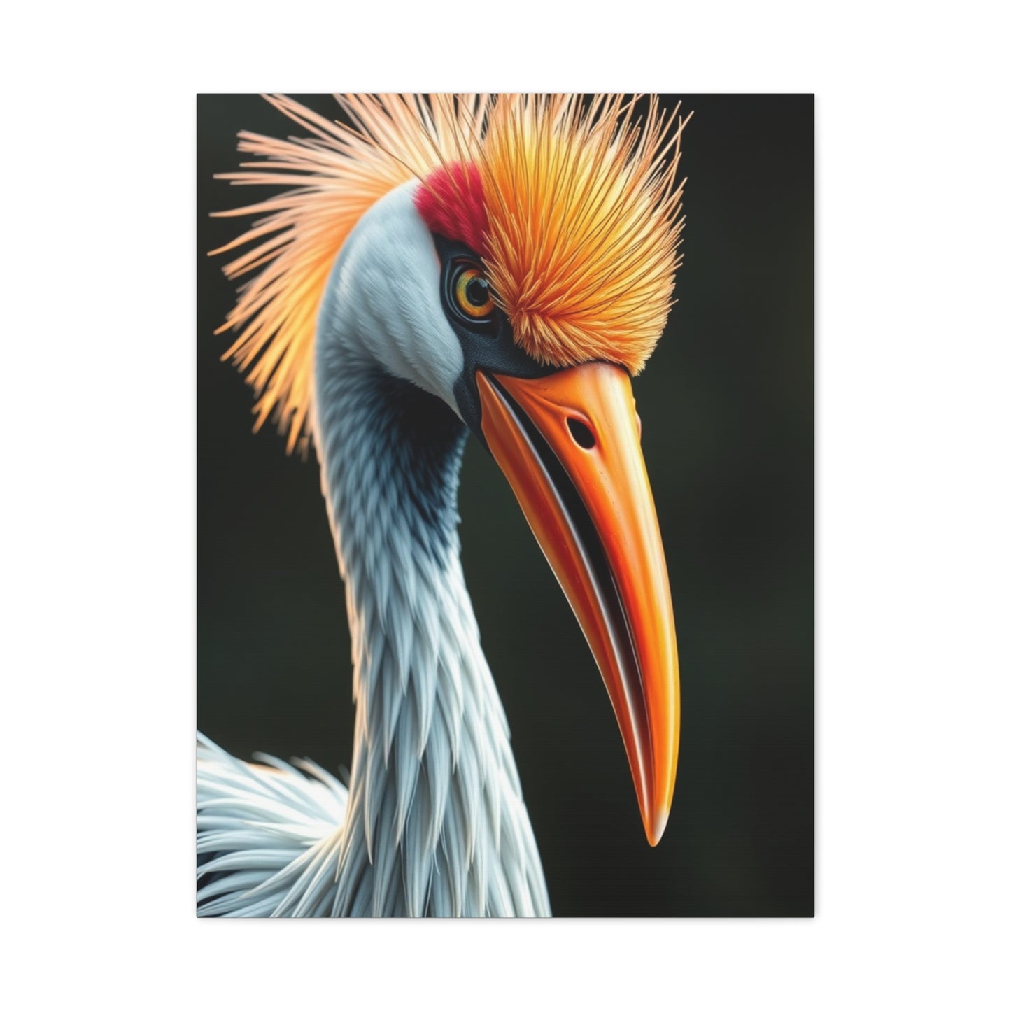 Graceful Aves Portrait Wall Art & Canvas Print