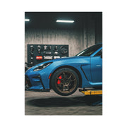 Toyota GR86 Modern Workshop Modification Scene Wall Art & Canvas Prints