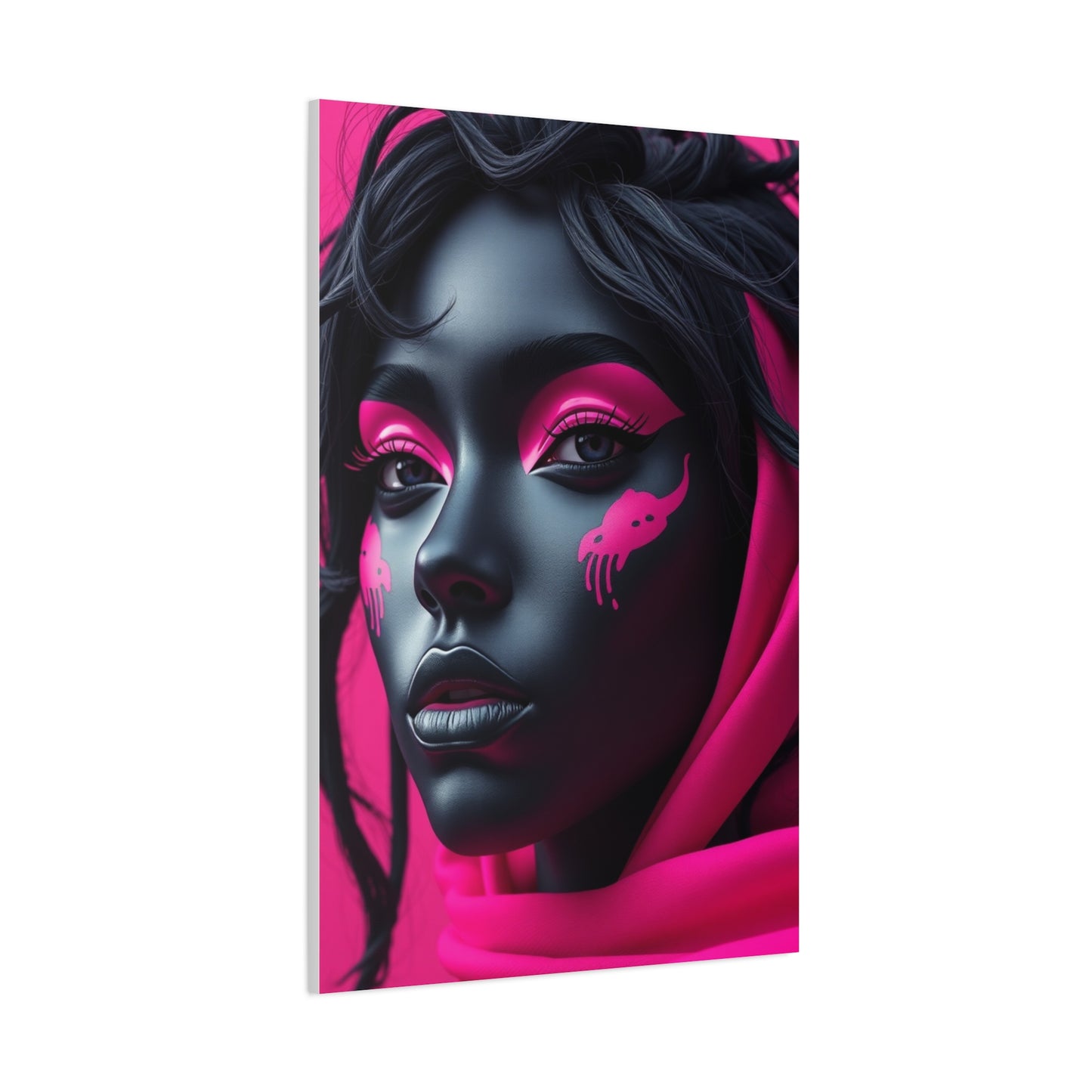 Supreme Black & Pink Art Collection Wall Art & Canvas Print