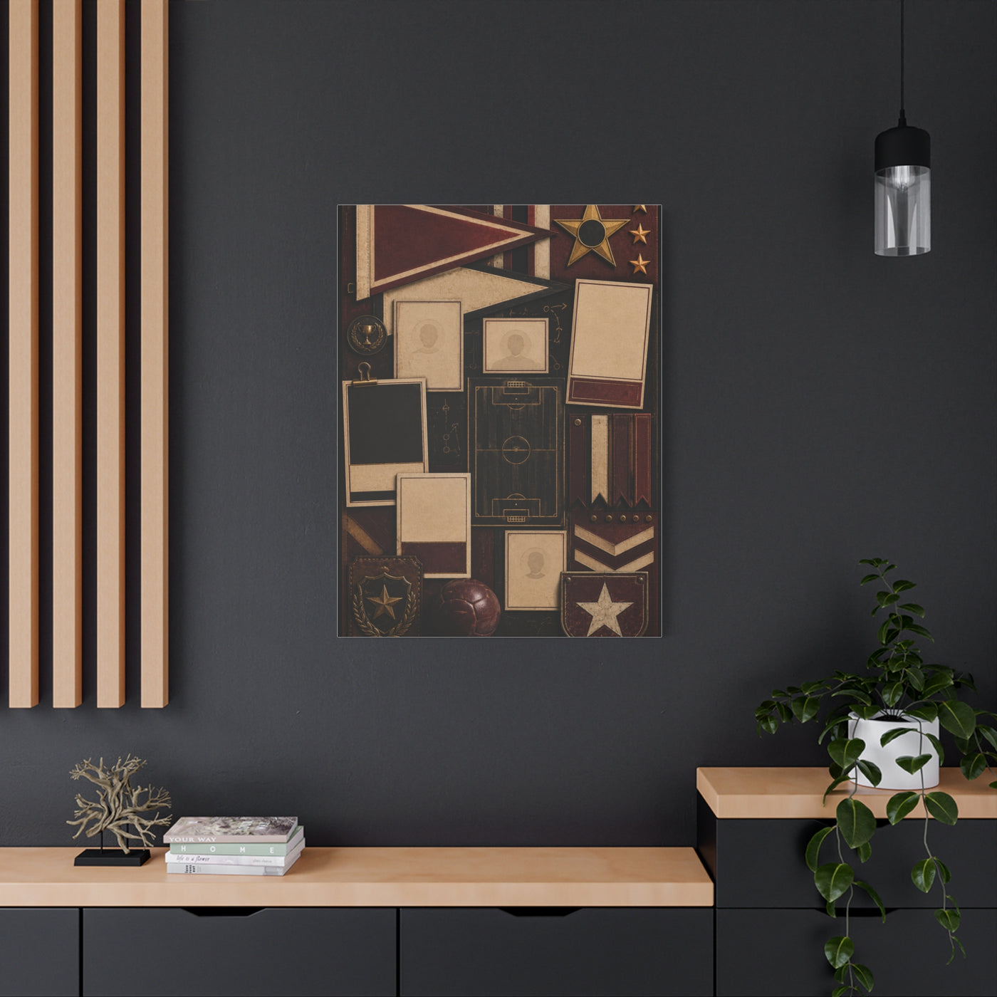 Team Spirit Collage Sports Wall Art & Canvas Print