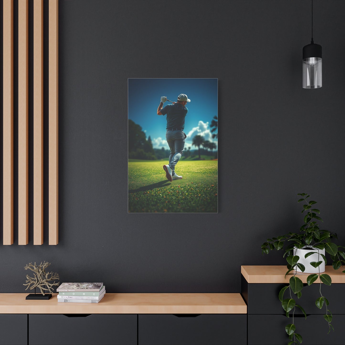 Sophisticated Putt Impression Wall Art & Canvas Print