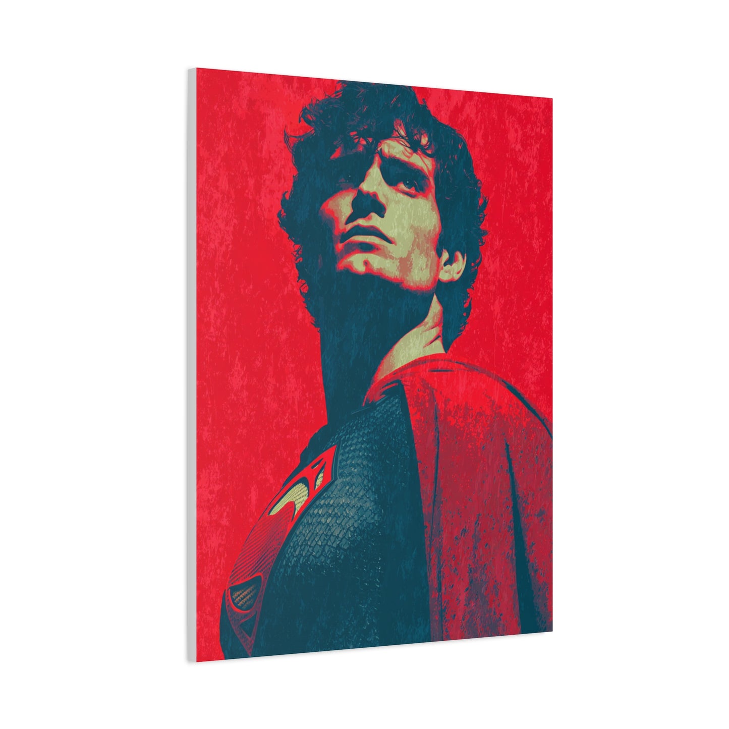 Man of Steel Superman Pop Art Movie Poster Wall Art & Canvas Print