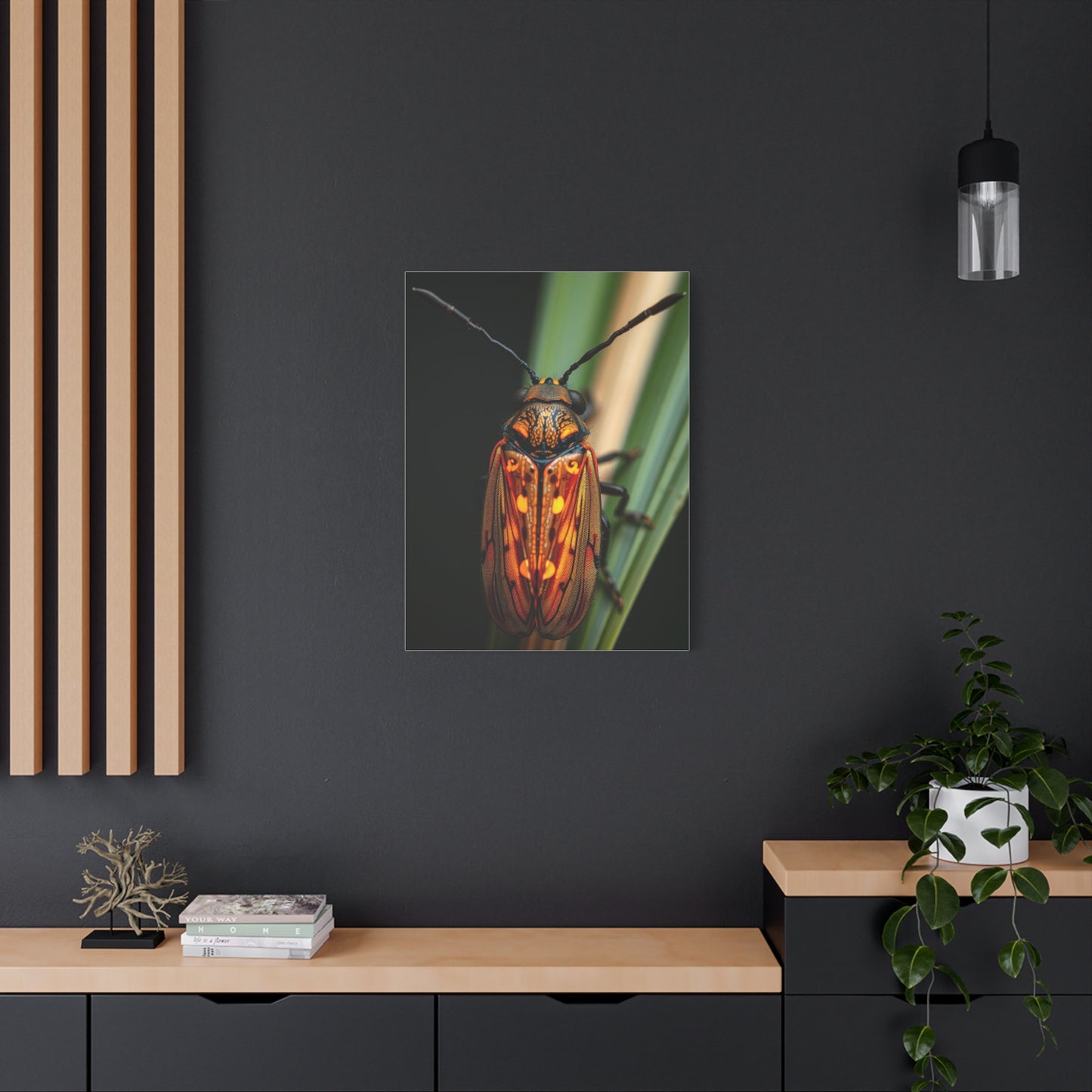 Firefly (Lighting Bug) Art Refined Canvas Wall Art & Canvas Print