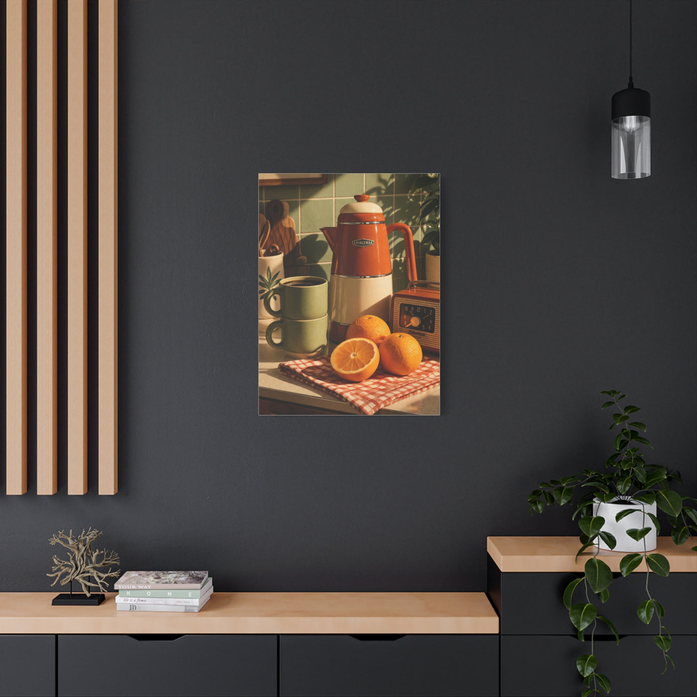 Retro Kitchen Still Life Composition Wall Art & Canvas Print