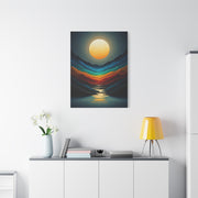 Golden Moon Valley Glow Wall Art & Canvas Print