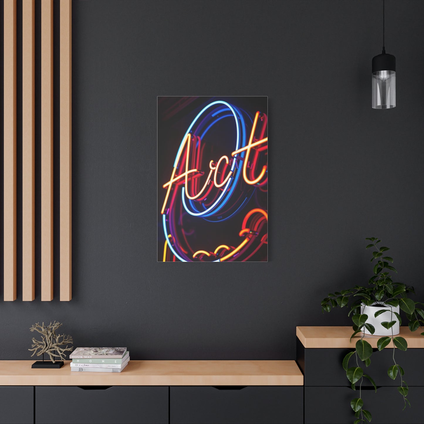 Ethereal Neon Reverie Wall Art & Canvas Print