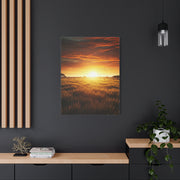 Sunrise Over Wild Grasslands Wall Art & Canvas Prints