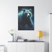 Mystic Blue Bear Portrait Wall Art & Canvas Prints