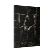 Monochrome Boxer Legacy Sports Wall Art & Canvas Print