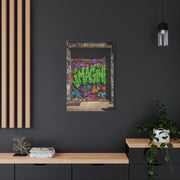 Imagine Graffiti Alley Door Street Wall Art & Canvas Print