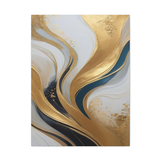 Golden Waves Wall Art & Canvas Prints