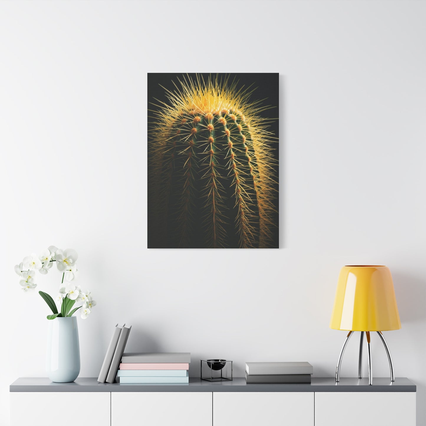 Desert Stone Barrel Cactus Wall Art & Canvas Prints