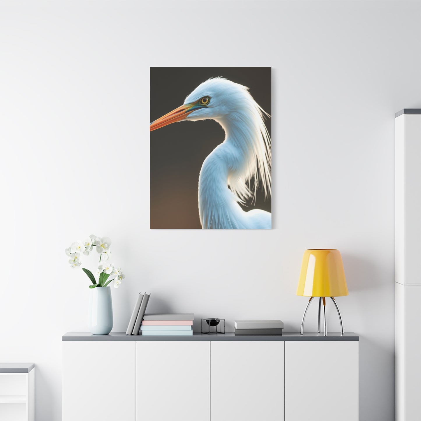 Elite Egret Art Vision Wall Art & Canvas Print