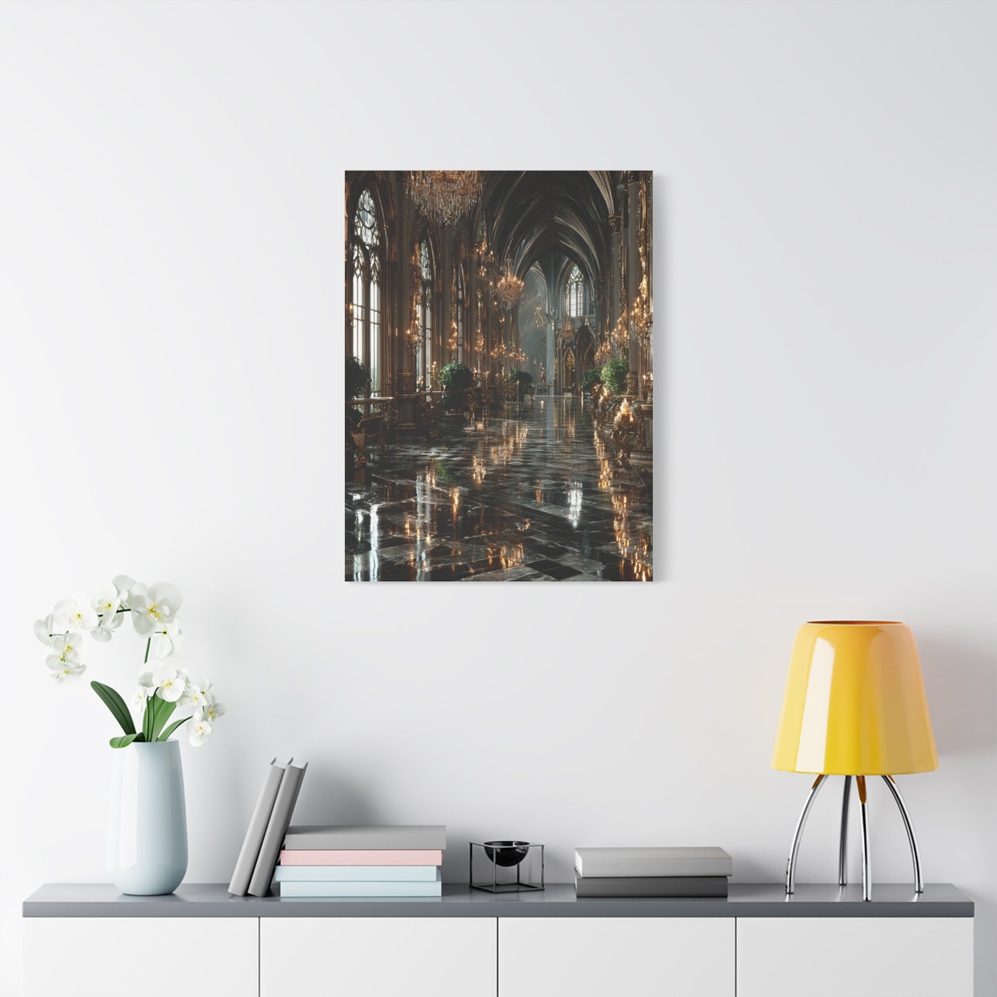 Grand Palace Corridor Luxury Wall Art & Canvas Print