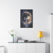 Celestial Wolf Pair Energy Vortex Wall Art & Canvas Print