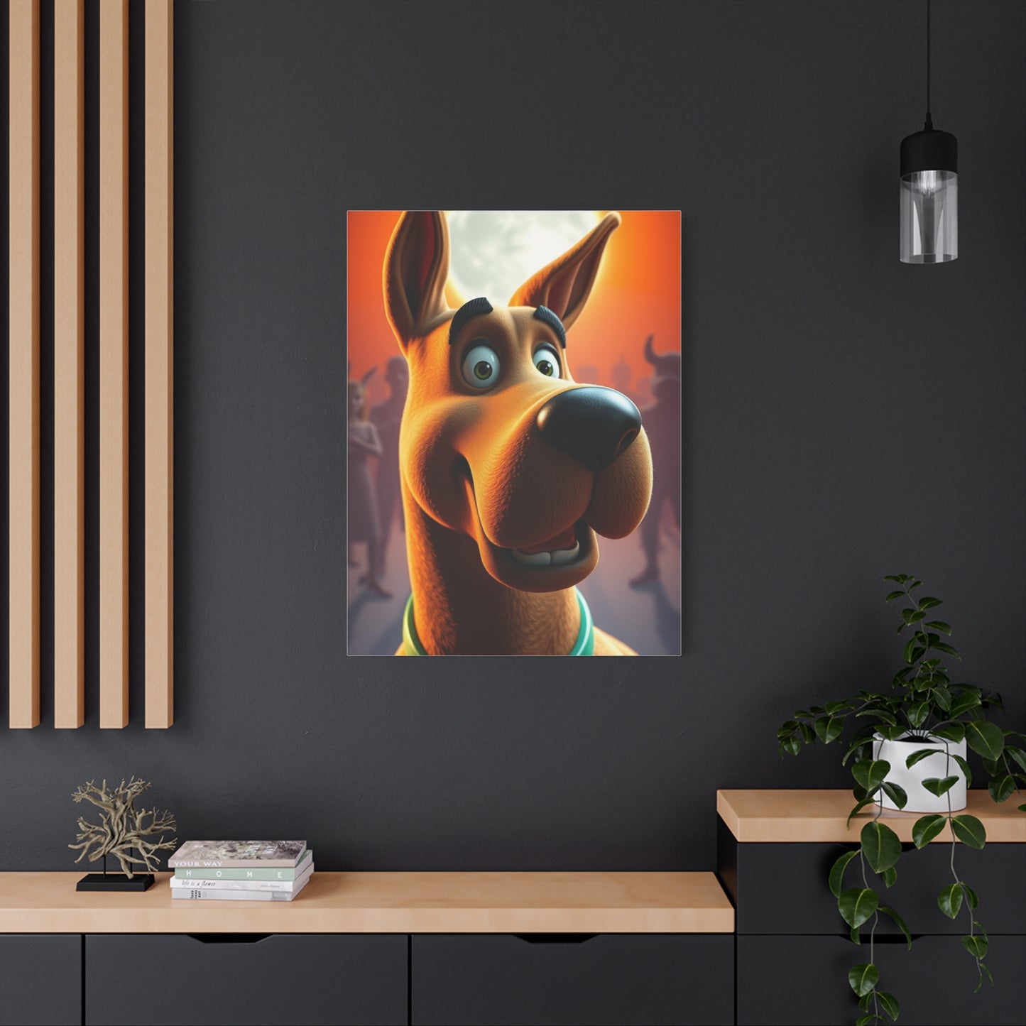 Scooby-Doo (TV Series) Characters Art Supreme Canvas Wall Art & Canvas Print