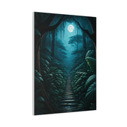 Moonlit Jungle Pathway Wall Art & Canvas Prints