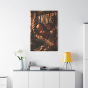 Copper Cookware Rustic Kitchen Wall Art & Canvas Print