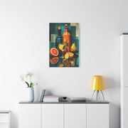 Cubist Dining Still Life Wall Art & Canvas Print