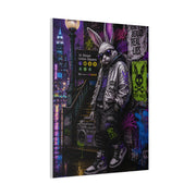 Urban Rebel Bunny NYC Street Wall Art & Canvas Print