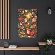 Quirky Maximalist Forest Creatures Wall Art & Canvas Print