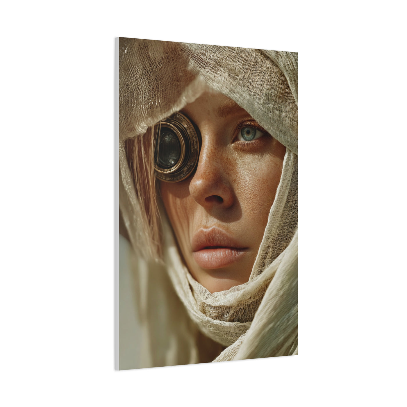 Veiled Lens Surreal Portrait Wall Art & Canvas Print