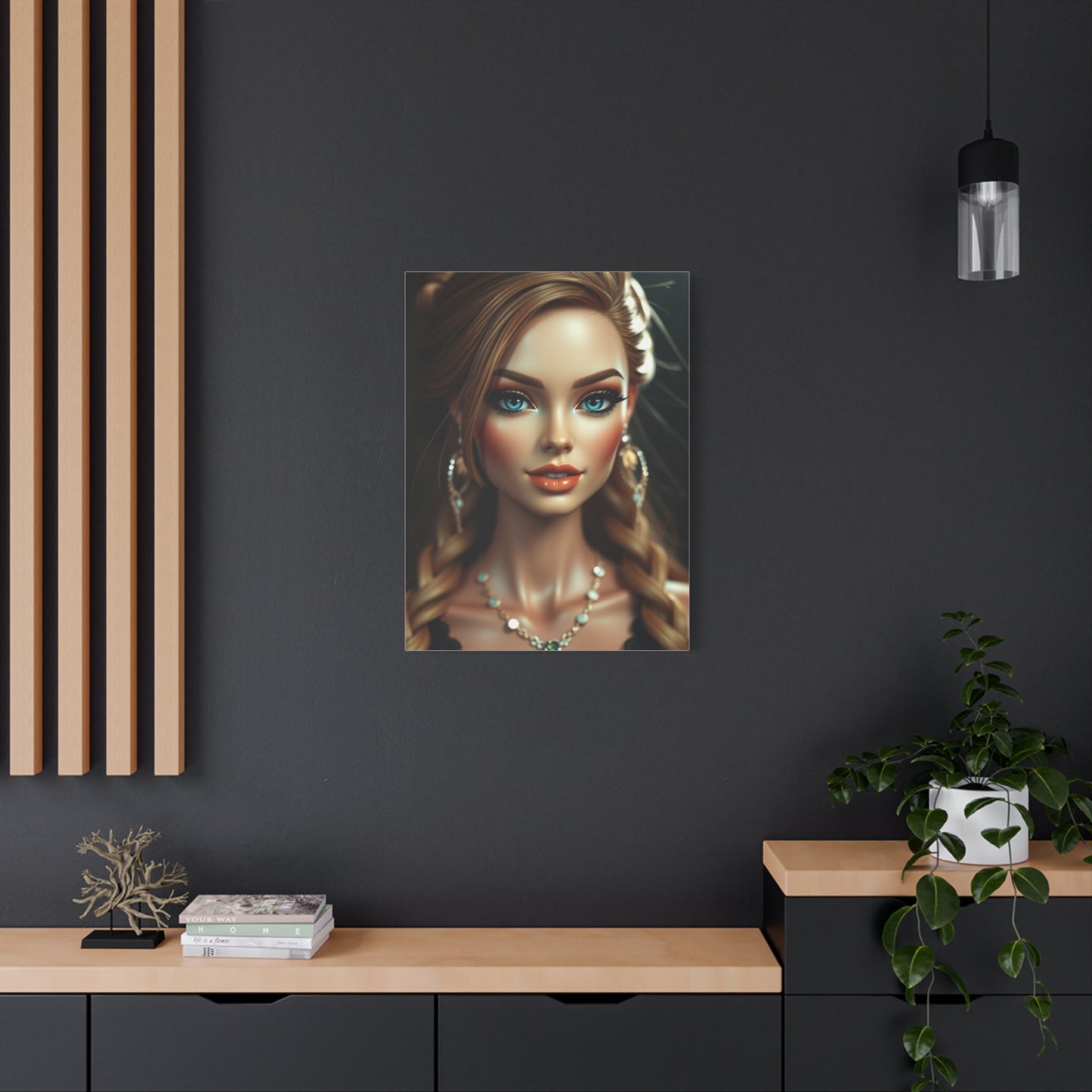 Barbiecore Art Supreme Canvas Wall Art & Canvas Print