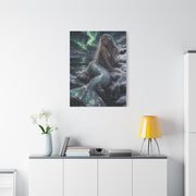 Arctic Aurora Mermaid Fantasy Wall Art & Canvas Print