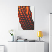 Flowing Copper Ribbon Abstract Wall Art & Canvas Prints