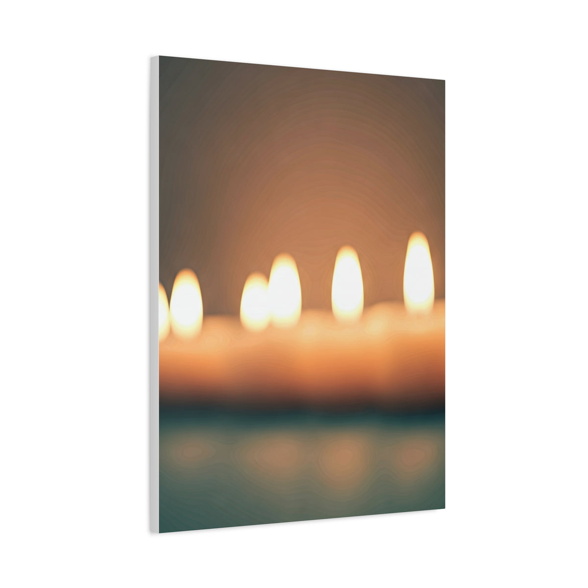 Warm Candlelight Glow Minimal Art Wall Art & Canvas Prints